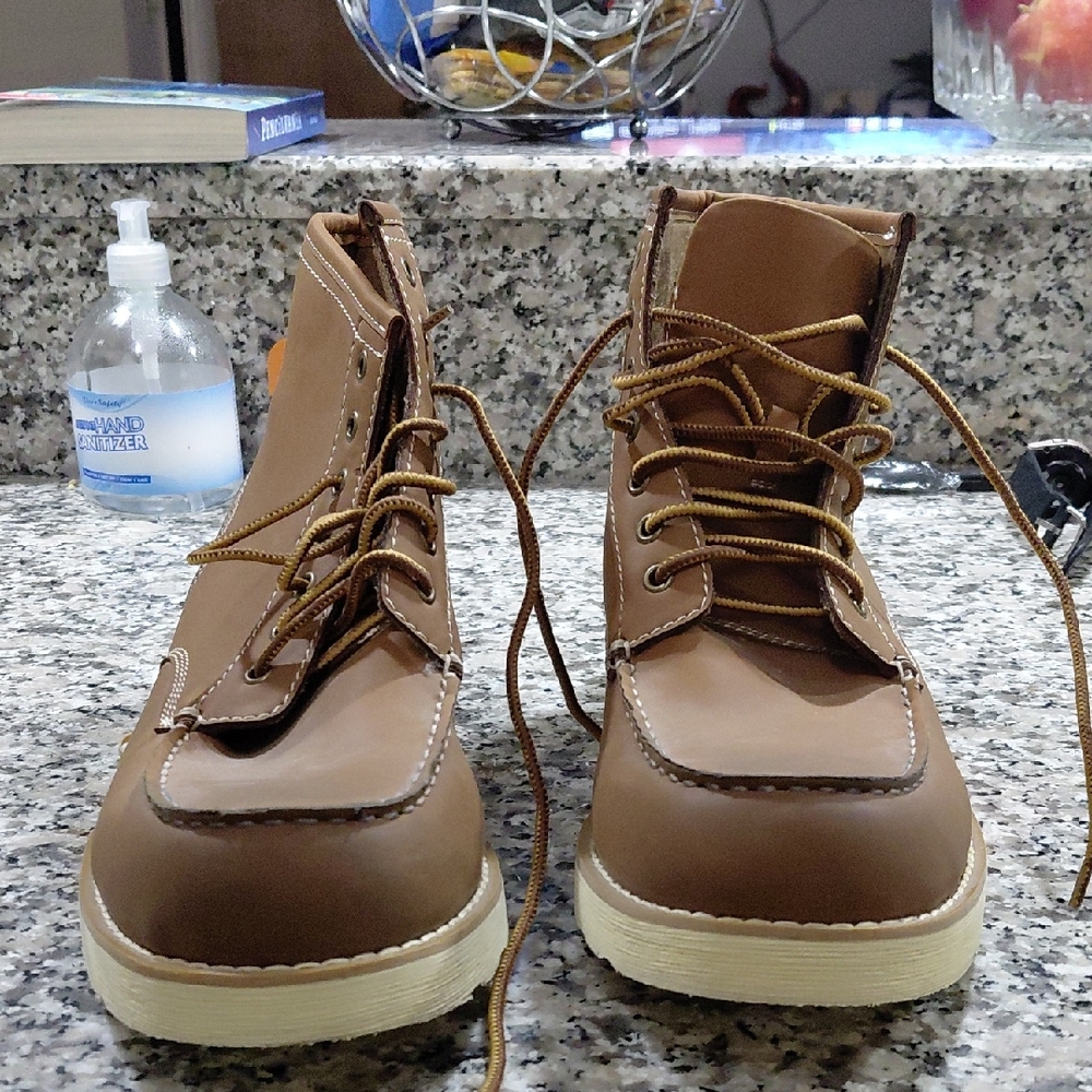 Brown Leather Men's Boots Camden Rock Size 11.5 No Box